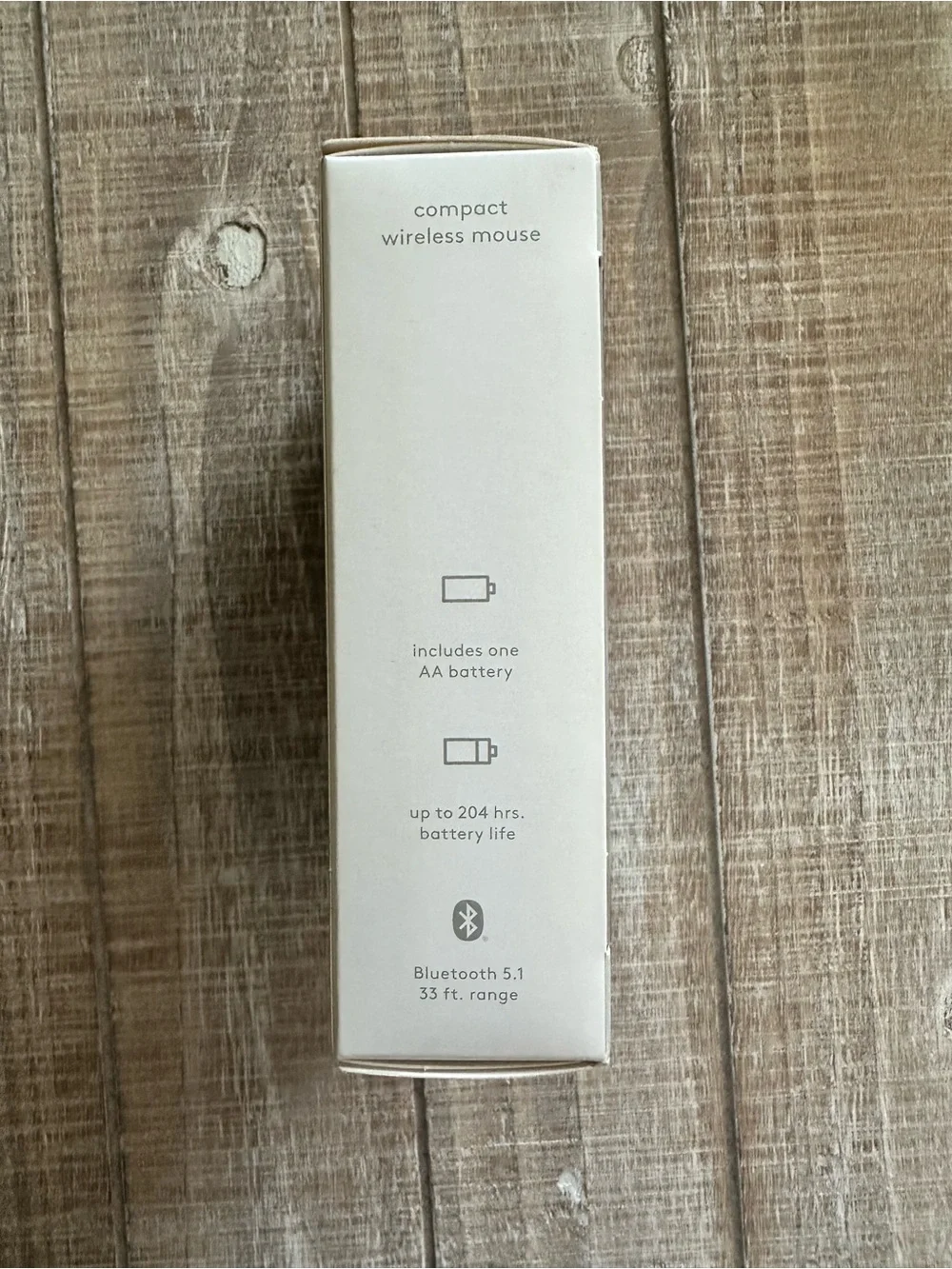 heyday Compact Wireless Mouse in Light Beige